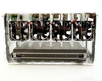 8 Slot Cluster Cloud: Stackable Cluster For Raspberry Pi and other Single Board Computers