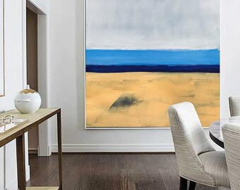 Blue wall art | Etsy