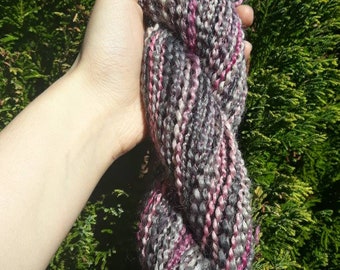 Hand dyed and spun yarn - wensleydale