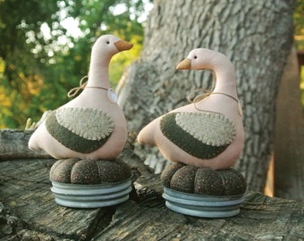 Geese in the Garden Pincushion