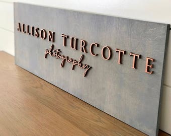 Custom Laser Cut 3D Layered Sign - Custom Promo Brand Signage - Vendor Booth Sign - turn your logo into a sign!