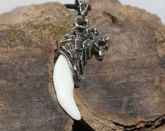 Wolf tooth, Hunter necklace pendant