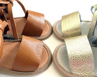 SALE!!! GOLD Baby Moccasins, Girl Moccasins, Baby Girl Shoes, Baby Girl Sandals, Baby Sandals, Brown Moccasins, Baby Shower Gift, Non Slip