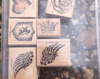 Stampin' Up! stamps set wing it with six stamps