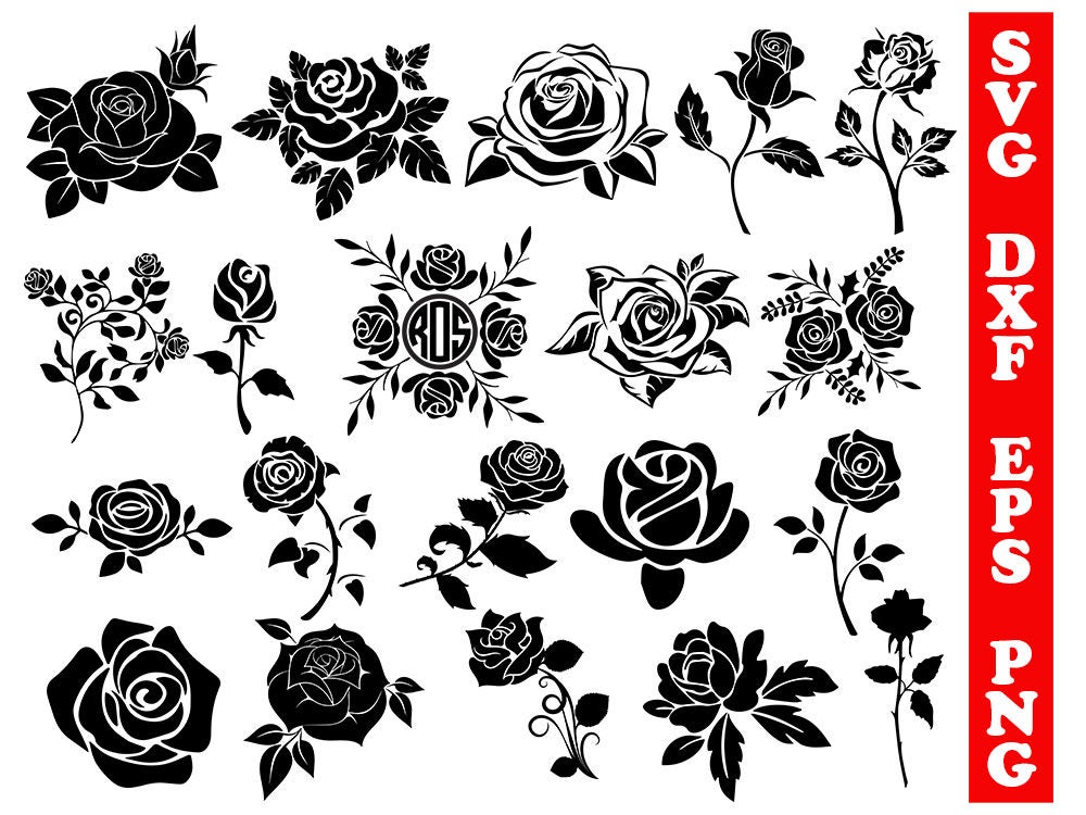 Free Free 98 Rose Cricut Flower Svg SVG PNG EPS DXF File