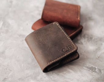 Leather wallet Wallet slim Wallet credit card Wallet front pocket Leather wallet handmade Leather purse Mens bifold wallet Billfold wallet