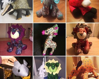 Handmade stuffed animal