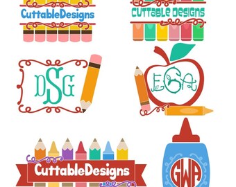 School Pencil crayon Graduation Cuttable Design PNG DXF SVG & eps File Silhouette Designs Cameo