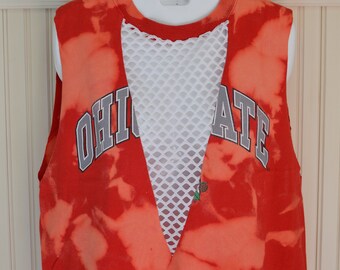 Ohio State Buckeyes Deep V Big Hole Mesh
