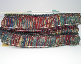 Brush Fringe Brush Trim Pillow Fringe Upholstry Trim Decorative Fringe Drapery Trim Embellishment Multi Colored Fringe Designer Trim