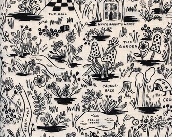 Magic Forest Neutral - Wonderland - Anna Bond Rifle Paper Co - Cotton + Steel - 8017-01