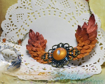 Winged Necklace OOAK