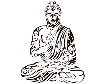 Download Buddha silhouette | Etsy