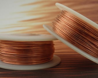 Non Tarnish Copper Wire - 100% Guarantee YOU Pick Gauge 14, 16, 18, 20, 21, 22, 24, 26, 28, 30, 32