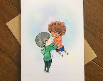 Light as Air - LGBT Valentine's Day Card