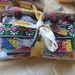 Vintage Retro Fabric & Trim Bundle-Vintage Scrap fabric bundle-vintage trims-Vintage poms-Vintage linens-Scrap fabrics-