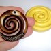 Unique Spiral Design Flexible Mold Mould For Resin Paper Clay Sculpey Fimo Polymer Fondant Wax Chocolate Food Safe M492