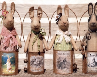Primitive PATTERN Prim Bunny Baskets
