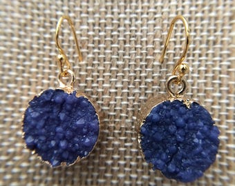 Druzy & Gold Drops