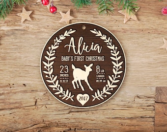 Personalized Baby Christmas Ornament, Baby First Ornament, First Christmas Baby Ornament, First Christmas, First Christmas Baby 77