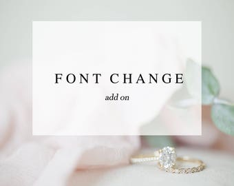 Font Change Add On