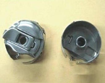 2 Bobbin Cases With Pig-Tail For ZigZag & Embroidery Sewing Machines