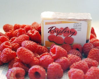 Handmade Raspberry Soap