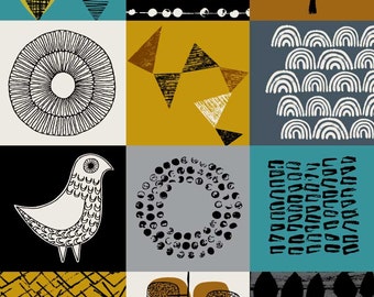 Blockwork Blue, open edition A3 giclee print