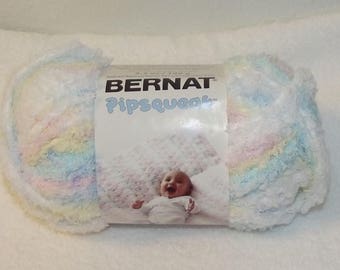 Bernat Pipsquak Yarn, Baby Baby Print Bernat Yarn, Variegated Bernat Yarn, Green Baby Yarn, Pink Baby Yarn, Bernat Yarn, Bernat Pipsqueak