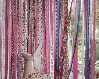 Bohemian Curtains Junk Gypsy Hippie Curtains Door Panel Boho Shabby Chic Curtain Festival Glamping Hippie Vanlife