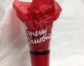 Merry Christmas Glasses (Set of 2)
