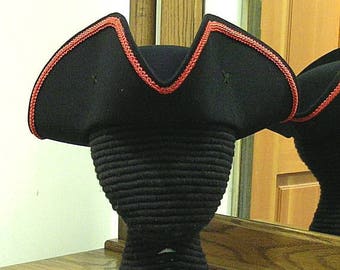 Officer's Tricorn - Colonial - Military Tricorne - Revolutionary War