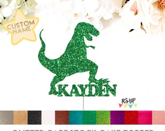 Dinosaur Cake Topper, Dinosaur Party Decor, Custom Dinosaur Decorations, T-Rex Cake Topper, Jurassic Cake Topper, Dinosaur Themed Party