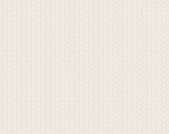 Circle Dots on Cream White by Riley Blake - C445-CREAM