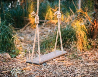 Swing, Rustic wedding decor, Garden decor, Photography props, Porch swing, Reclaimed wood, Housewarming gift, Boho decor, Bohemian decor