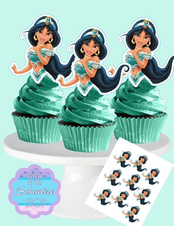 Free Free 230 Princess Jasmine Cupcake Toppers Printable SVG PNG EPS DXF File