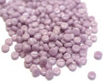 8mm Round Mosaic Tiles - Lilac Gloss - 25g