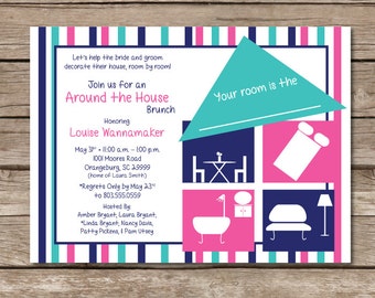 Around the House Shower Invitation