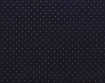 Black Polka Dot Fabric - Riley Blake Swiss Dot Fabric - Black and Gray Polka Dot Fabric - By The 1/2 Yard