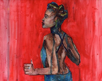Lupita Nyong'o (Original Painting)