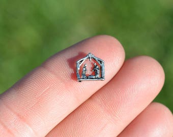 1 Memory Locket Nativity Scene Charm FL134