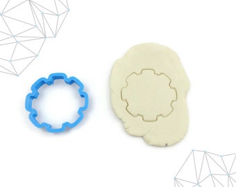 Gear Cookie Cutter, Tool Cookie Cutters, 3D Printed, #220