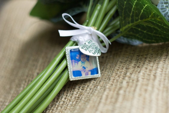 Wedding Bouquet Memorial Photo Charm Wedding Bouquet Charm