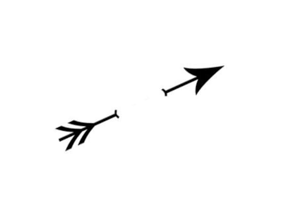 Download Pierced arrow rubber stamp