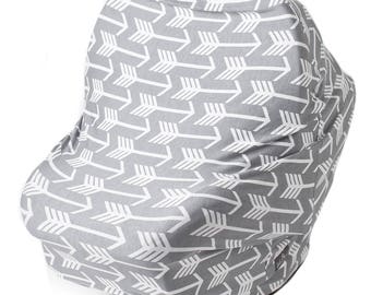 Nursing Cover | Car Seat Canopy | Shopping Cart Cover | Breastfeeding Cover | Carseat Canopy | Car Seat Cover | Baby Shower Gift Boy or Girl