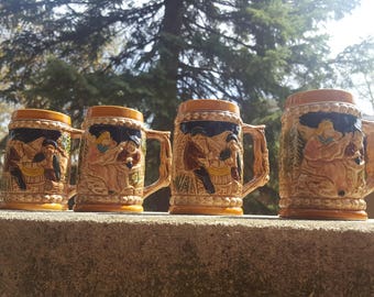 1950s German Style Beer Steins (Japanese Made)