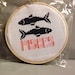 Pisces - Zodiac cross stitch picture