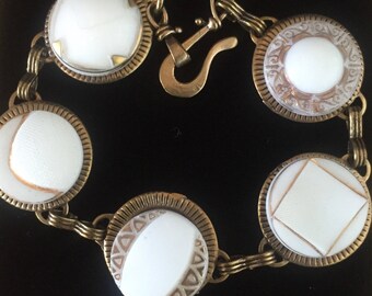 Vintage Button Bracelet