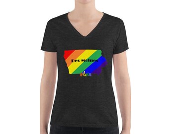 Women's Fashion Deep V-neck Tee