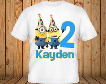 minion first birthday shirt